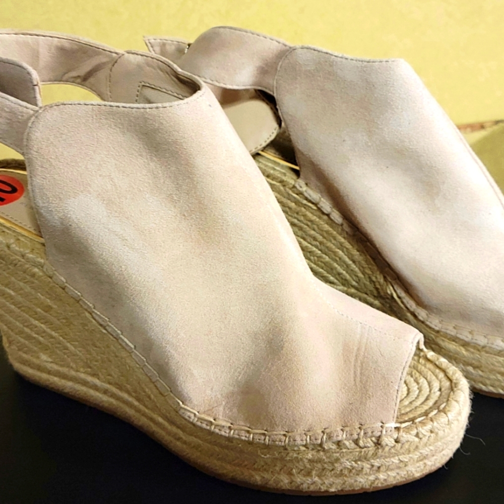 Kenneth Cole wedge espadrille size 10